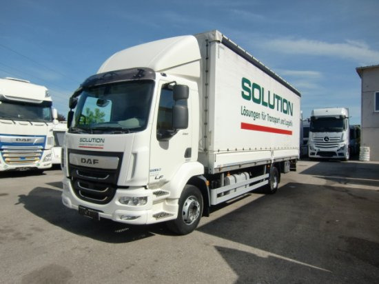 DAF LF 260 16 Tonner Plane mit LBW, Automatik, E6, - Lastbil med presenning: billede 1 DAF LF 260 16 Tonner Plane mit LBW, Automatik, E6, - Lastbil med presenning: billede 1