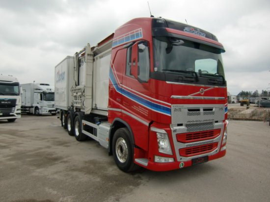 Volvo FH 500 8X4*4 Euro 6, Retarder, Tierkörpertransport Voll Luft - Lastbil: billede 1 Volvo FH 500 8X4*4 Euro 6, Retarder, Tierkörpertransport Voll Luft - Lastbil: billede 1