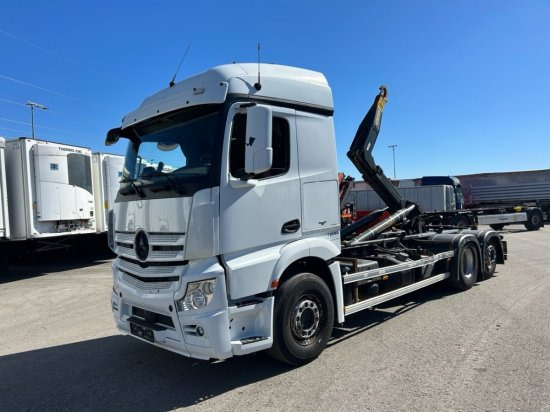 Mercedes-Benz Actros 2545L 6x2 Hyva Abroller, E6 ,Retarder, Lenk-Liftachse, - Lastbil kroghejs: billede 1 Mercedes-Benz Actros 2545L 6x2 Hyva Abroller, E6 ,Retarder, Lenk-Liftachse, - Lastbil kroghejs: billede 1