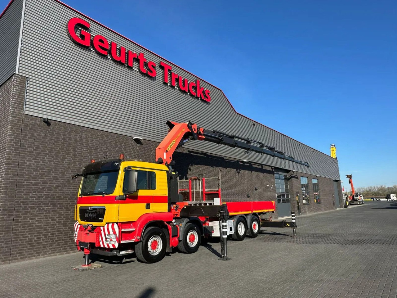 MAN 35.480 8X4H-6 BL MET PALFINGER PK92002-SH H KRAA - Lastbil med kran: billede 2 MAN 35.480 8X4H-6 BL MET PALFINGER PK92002-SH H KRAA - Lastbil med kran: billede 2