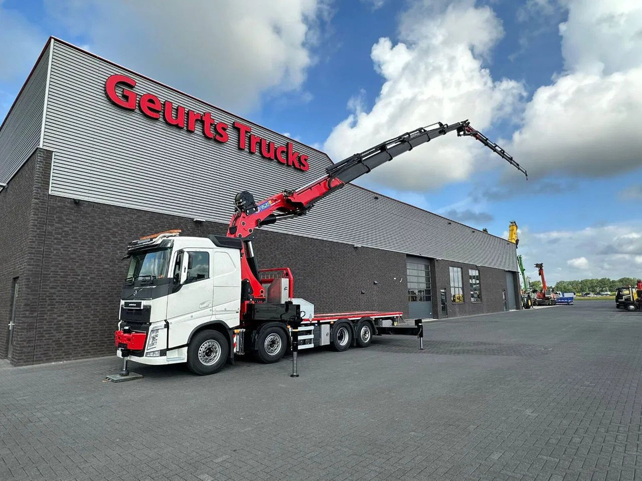 Volvo FH 540 8X2 MET HMF 9520K-K6 + JIB FJ2000-K6 KRAA - Lastbil med kran: billede 2 Volvo FH 540 8X2 MET HMF 9520K-K6 + JIB FJ2000-K6 KRAA - Lastbil med kran: billede 2