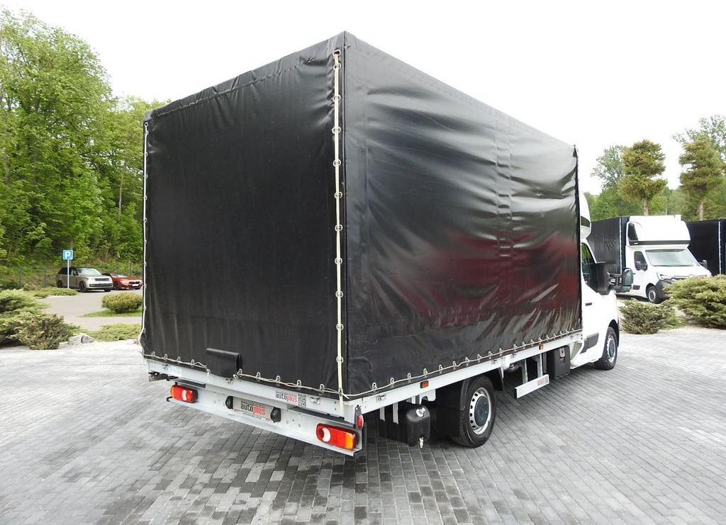 Renault MASTER PRITSCHE PLANE 10 PALETTEN WEBASTO A/C - Varebil med presenning, Mandskabsbil: billede 3 Renault MASTER PRITSCHE PLANE 10 PALETTEN WEBASTO A/C - Varebil med presenning, Mandskabsbil: billede 3
