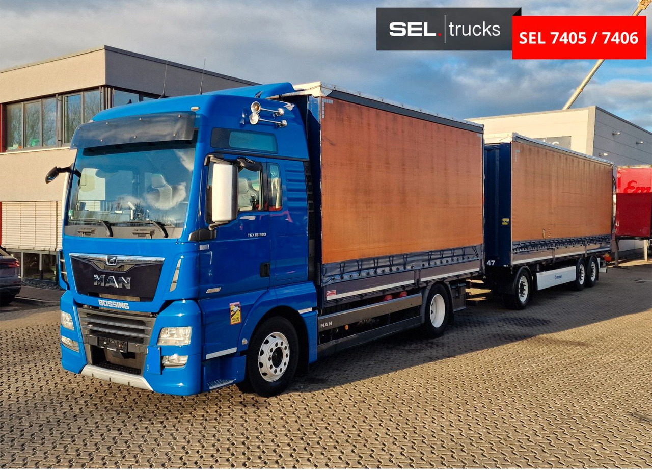 MAN TGX 18.580 4X2 LL/ Intarder/Aluklappen/Durchlade - Lastbil med presenning: billede 2 MAN TGX 18.580 4X2 LL/ Intarder/Aluklappen/Durchlade - Lastbil med presenning: billede 2