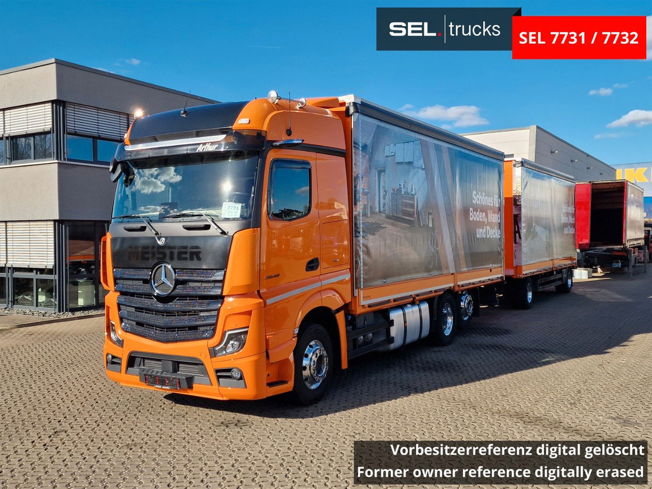 Mercedes-Benz Actros 2548 / Retarder / Aluklappen / 6E - Lastbil med presenning: billede 1 Mercedes-Benz Actros 2548 / Retarder / Aluklappen / 6E - Lastbil med presenning: billede 1
