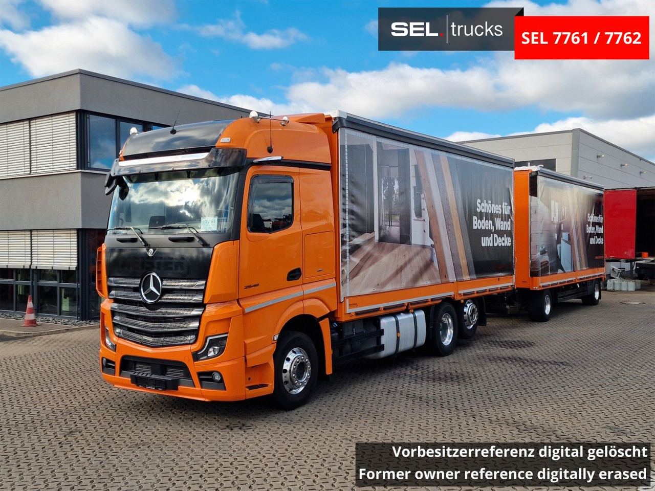 Mercedes-Benz Actros 2548 / Retarder / Euro 6E / Aluklappen - Lastbil med presenning: billede 1 Mercedes-Benz Actros 2548 / Retarder / Euro 6E / Aluklappen - Lastbil med presenning: billede 1