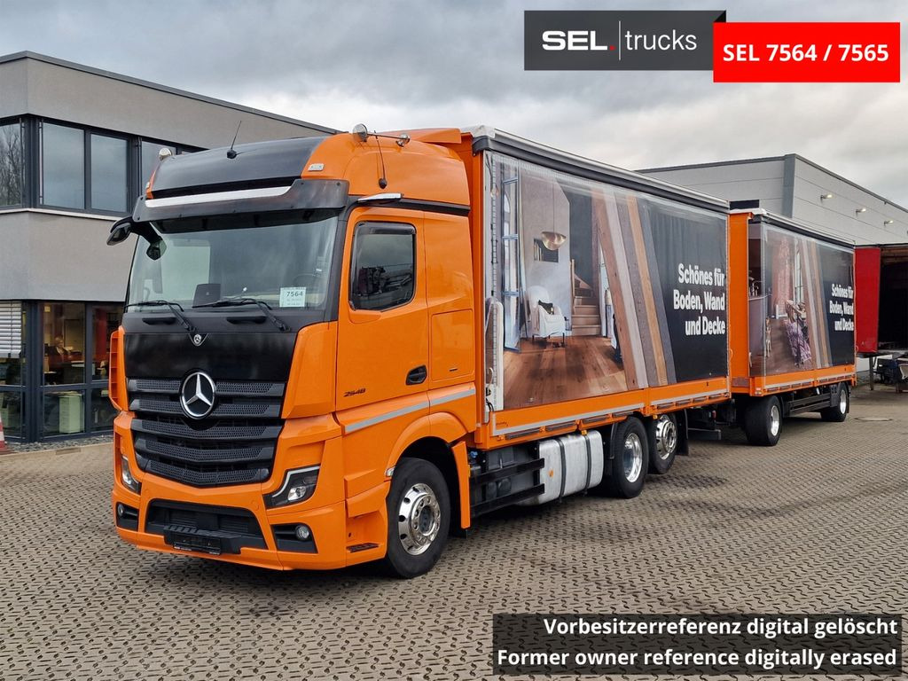 Mercedes-Benz Actros 2548 / Retarder - Lastbil med presenning: billede 1 Mercedes-Benz Actros 2548 / Retarder - Lastbil med presenning: billede 1