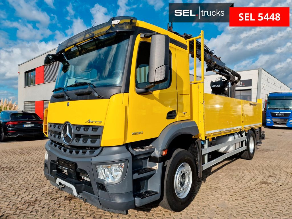 Mercedes-Benz Arocs 1830 / Atlas 105.2 - A2L / NEUE BATTERIEN - Lastbil med kran: billede 1 Mercedes-Benz Arocs 1830 / Atlas 105.2 - A2L / NEUE BATTERIEN - Lastbil med kran: billede 1
