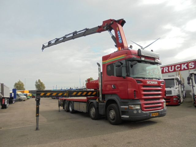 Scania R480 8X2 - Lastbil med kran: billede 2 Scania R480 8X2 - Lastbil med kran: billede 2
