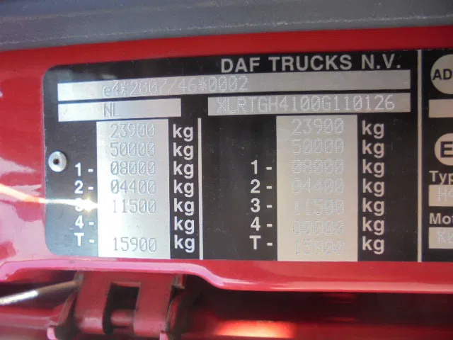 Trækker DAF XF 440 6X2 NL TRUCK: billede 20