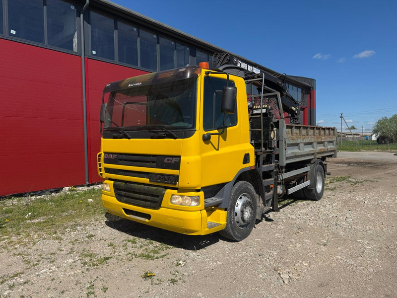 DAF CF 65 - Tipvogn lastbil, Lastbil med kran: billede 1 DAF CF 65 - Tipvogn lastbil, Lastbil med kran: billede 1