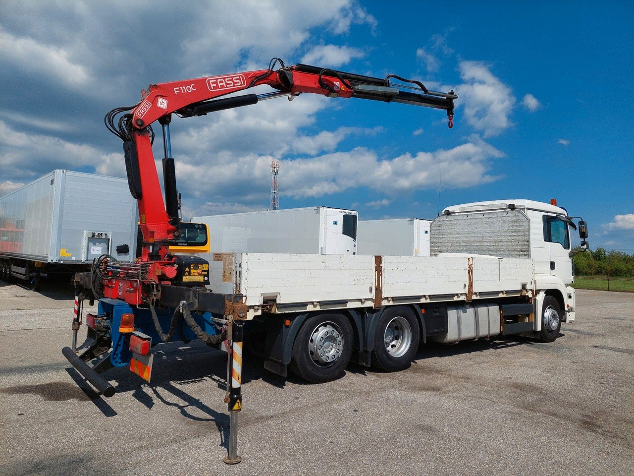 MAN GA 26.320 6X2-2 BL + Kran Fassi F110AC22 - Lastbil med lad, Lastbil med kran: billede 4 MAN GA 26.320 6X2-2 BL + Kran Fassi F110AC22 - Lastbil med lad, Lastbil med kran: billede 4