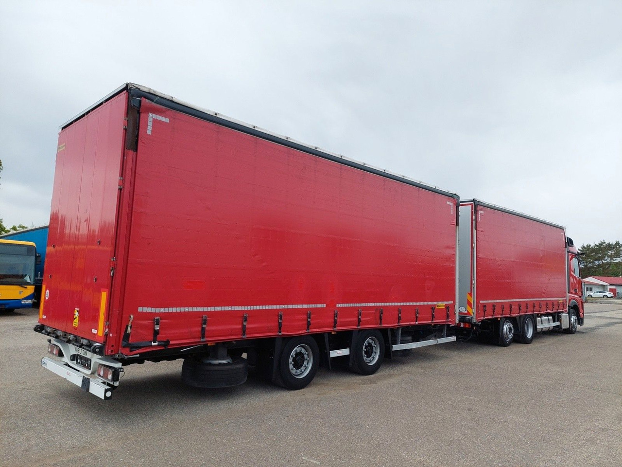 Mercedes-Benz Actros 2545 L/NR 6x2 + Wielton PC2K Durchbar - Lastbil med presenning: billede 4 Mercedes-Benz Actros 2545 L/NR 6x2 + Wielton PC2K Durchbar - Lastbil med presenning: billede 4