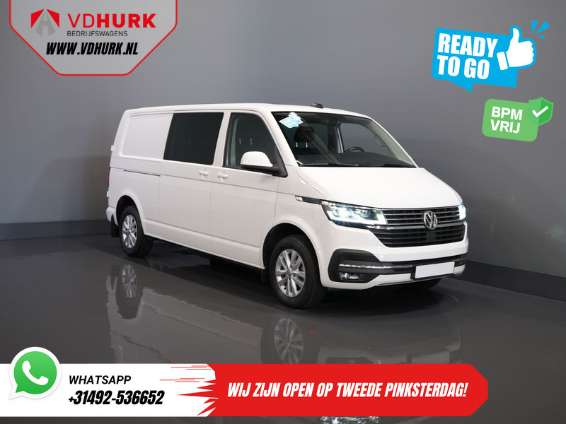 Volkswagen Transporter 2.0 TDI 150 pk Aut. L2 DC Dubbel Cabine BPM VRIJ! Ready2Go 2xSchuifdeur/ Adapt Cruise/ LED/ Standkachel/ Stoelverw./ Carplay/ Ca - Små varebil, Mandskabsbil: billede 1 Volkswagen Transporter 2.0 TDI 150 pk Aut. L2 DC Dubbel Cabine BPM VRIJ! Ready2Go 2xSchuifdeur/ Adapt Cruise/ LED/ Standkachel/ Stoelverw./ Carplay/ Ca - Små varebil, Mandskabsbil: billede 1