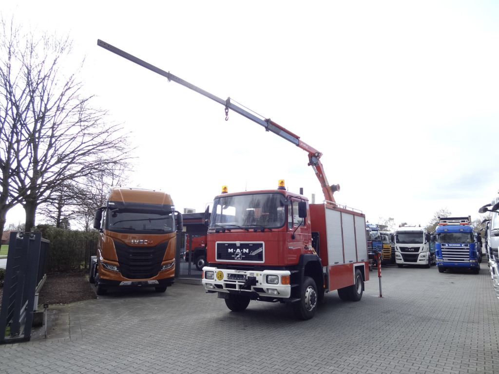 Brandbil MAN F90 16.242 4X4 / Feuerwehr: billede 15