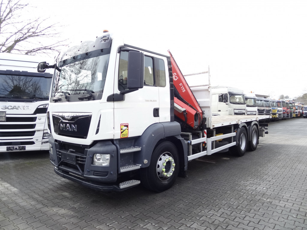 MAN TGS 26.320 6X4 BB mit Kran Fassi F175 - Lastbil med kran, Lastbil med lad: billede 1 MAN TGS 26.320 6X4 BB mit Kran Fassi F175 - Lastbil med kran, Lastbil med lad: billede 1