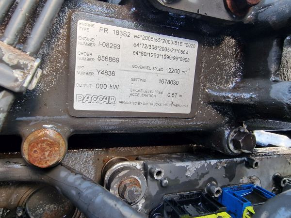 DAF PR183 S2 Engine (Truck) - Motor for Lastbil: billede 2 DAF PR183 S2 Engine (Truck) - Motor for Lastbil: billede 2