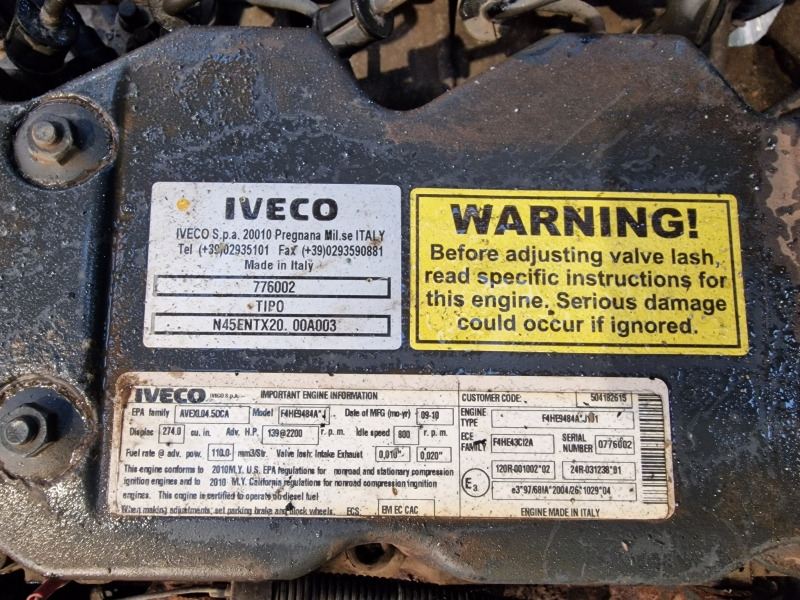 Iveco/Cummins F4HE9484A*J N45ENTX20 Engine (Industrial) - Motor for Industrimaskine: billede 2 Iveco/Cummins F4HE9484A*J N45ENTX20 Engine (Industrial) - Motor for Industrimaskine: billede 2