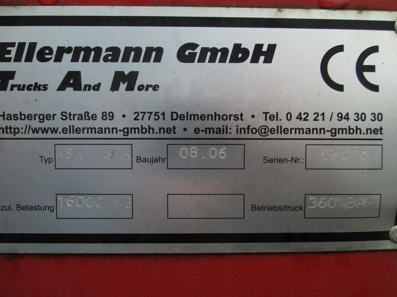 Diversen Ellermann ASK18K - Kroghejs/ Liftdumper: billede 3 Diversen Ellermann ASK18K - Kroghejs/ Liftdumper: billede 3