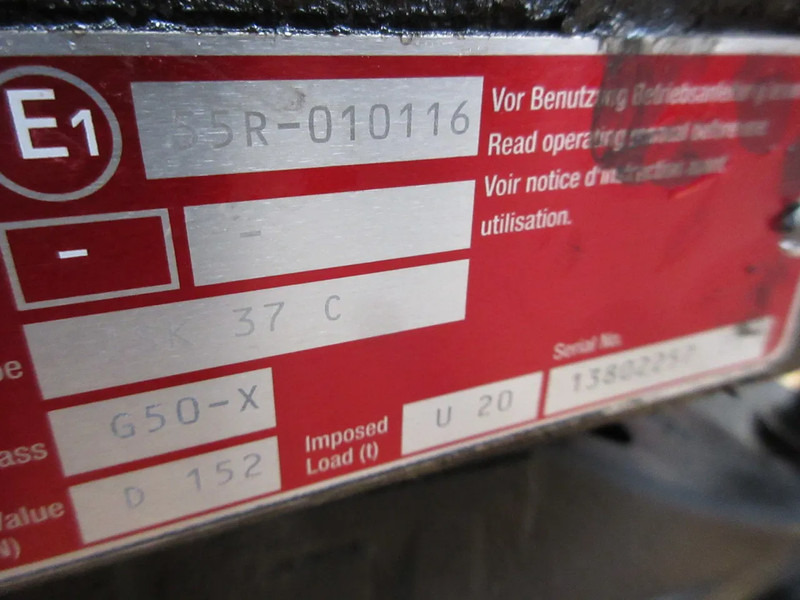 Jost G50-X 37C D 152 U 20 G50-X 37C D 152 U 20 MAN 18.460 EURO 6 MODEL 2020 - Drejeskammel for Lastbil: billede 5 Jost G50-X 37C D 152 U 20 G50-X 37C D 152 U 20 MAN 18.460 EURO 6 MODEL 2020 - Drejeskammel for Lastbil: billede 5