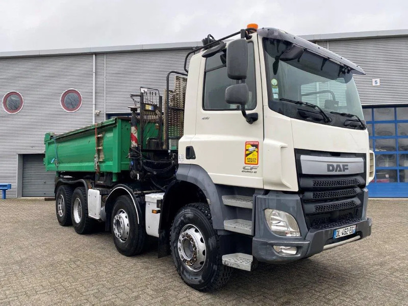 DAF CF410 / 8X4 / BIG AXLE / FULL-STEEL /2 SIDE TIPPER/ ONLY:363247 KM / AUTOMATIC / EURO-6 / 2014 - Lastbil med kran: billede 2 DAF CF410 / 8X4 / BIG AXLE / FULL-STEEL /2 SIDE TIPPER/ ONLY:363247 KM / AUTOMATIC / EURO-6 / 2014 - Lastbil med kran: billede 2