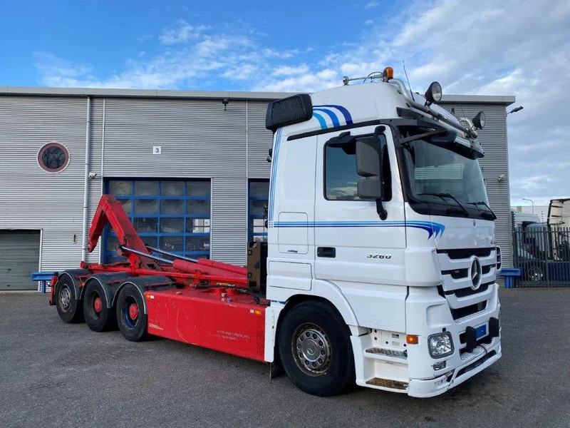 Mercedes-Benz Actros 3260 V8 / 15,9L / 8X4 / BIG AXLE / PALFINGER T26 HOOKLIFT / LIFT+LENKACHSE / FULL-AIR / AIRCO / AUTOMATIC / EURO-5 / 2013 - Lastbil kroghejs: billede 5 Mercedes-Benz Actros 3260 V8 / 15,9L / 8X4 / BIG AXLE / PALFINGER T26 HOOKLIFT / LIFT+LENKACHSE / FULL-AIR / AIRCO / AUTOMATIC / EURO-5 / 2013 - Lastbil kroghejs: billede 5