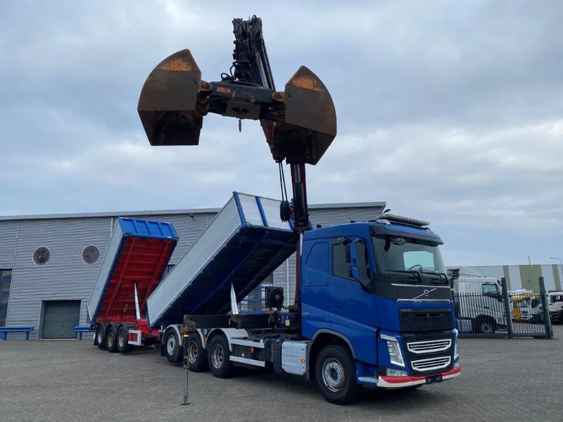 Volvo FH4-500 / HMF 3220K-RC / REMOTE / ROTATOR / 3SIDE TIPPER / DYNAMIC STEERING / ONLY:302623 KM / AUTOMATIC / EURO-6 / 2017 - Lastbil med kran: billede 3 Volvo FH4-500 / HMF 3220K-RC / REMOTE / ROTATOR / 3SIDE TIPPER / DYNAMIC STEERING / ONLY:302623 KM / AUTOMATIC / EURO-6 / 2017 - Lastbil med kran: billede 3