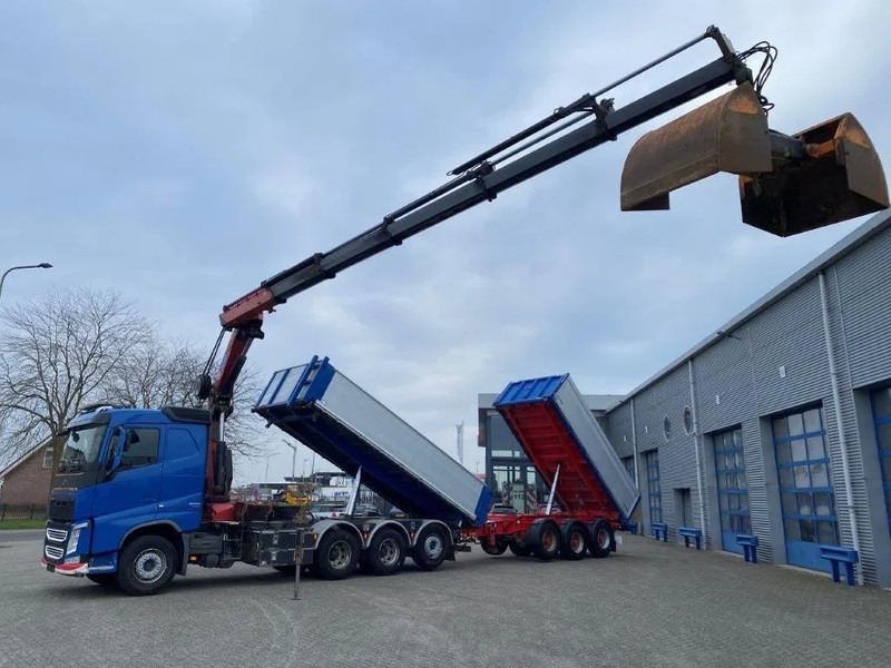 Volvo FH4-500 / HMF 3220K-RC / REMOTE / ROTATOR / 3SIDE TIPPER / DYNAMIC STEERING / ONLY:302623 KM / AUTOMATIC / EURO-6 / 2017 - Lastbil med kran: billede 1 Volvo FH4-500 / HMF 3220K-RC / REMOTE / ROTATOR / 3SIDE TIPPER / DYNAMIC STEERING / ONLY:302623 KM / AUTOMATIC / EURO-6 / 2017 - Lastbil med kran: billede 1