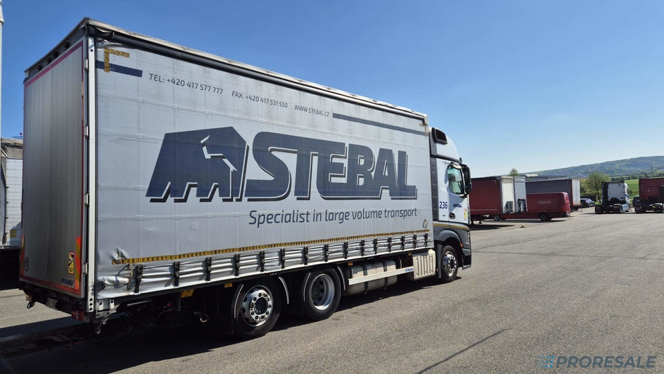 MERCEDES-BENZ ACTROS 2542 6X2 EURO 6 velkoobjemová souprava - prodejné jen s přívěsem PANAV P0465Z - cena je za celou soupravu - Lastbil med presenning: billede 4 MERCEDES-BENZ ACTROS 2542 6X2 EURO 6 velkoobjemová souprava - prodejné jen s přívěsem PANAV P0465Z - cena je za celou soupravu - Lastbil med presenning: billede 4