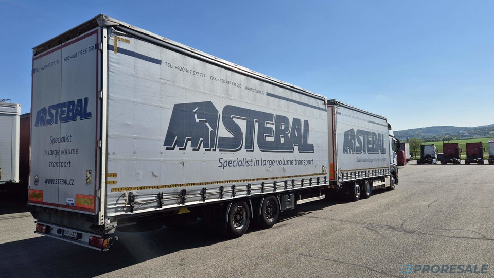 MERCEDES-BENZ ACTROS 2542 6X2 EURO 6 velkoobjemová souprava - prodejné jen s přívěsem PANAV P0465Z - cena je za celou soupravu - Lastbil med presenning: billede 3 MERCEDES-BENZ ACTROS 2542 6X2 EURO 6 velkoobjemová souprava - prodejné jen s přívěsem PANAV P0465Z - cena je za celou soupravu - Lastbil med presenning: billede 3