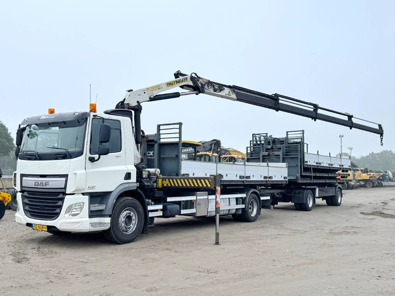 DAF CF400 + 17m Palfinger Crane / kran + Trailer - Lastbil kroghejs, Lastbil med kran: billede 2 DAF CF400 + 17m Palfinger Crane / kran + Trailer - Lastbil kroghejs, Lastbil med kran: billede 2