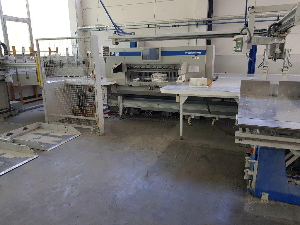 High performance cutting line Baumann Wohlenberg Perfecta 132 TS ASE LM - Papir skæremaskine: billede 1 High performance cutting line Baumann Wohlenberg Perfecta 132 TS ASE LM - Papir skæremaskine: billede 1