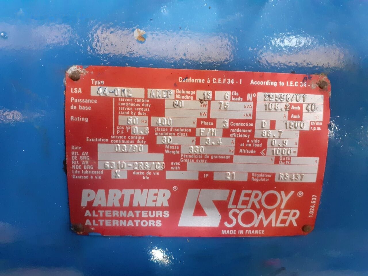 IVECO 80 kVa - Strømgenerator: billede 4 IVECO 80 kVa - Strømgenerator: billede 4