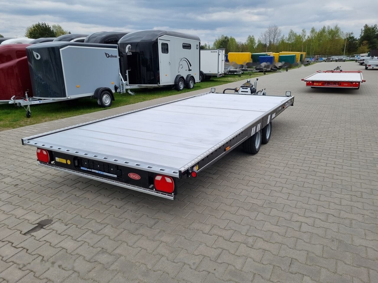 Ny Biltransportør påhængsvogn TA-NO FORMULA 30.50 PREMIUM 5 x 2,1 m electric winch and electric lift: billede 8