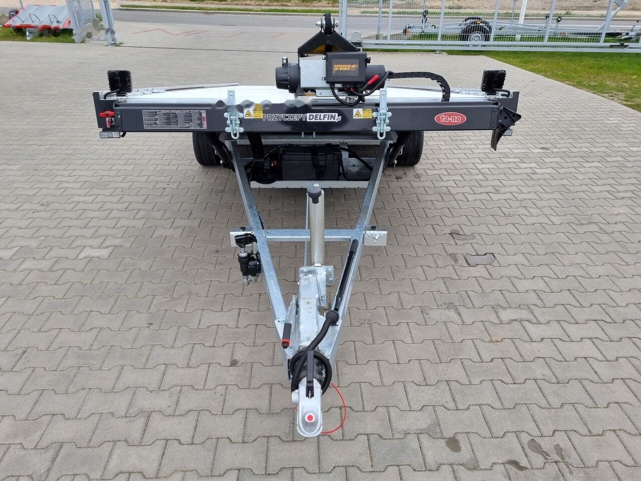 Ny Biltransportør påhængsvogn TA-NO FORMULA 30.50 PREMIUM 5 x 2,1 m electric winch and electric lift: billede 27