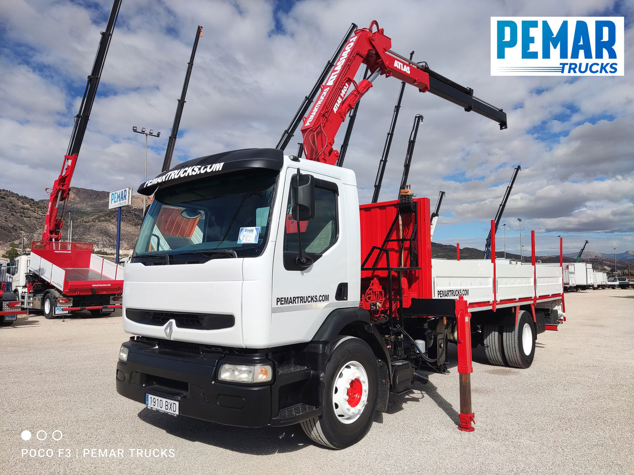 RENAULT PREMIUM 270 DCI GRUA CAJA FIJA - Lastbil med kran: billede 1 RENAULT PREMIUM 270 DCI GRUA CAJA FIJA - Lastbil med kran: billede 1