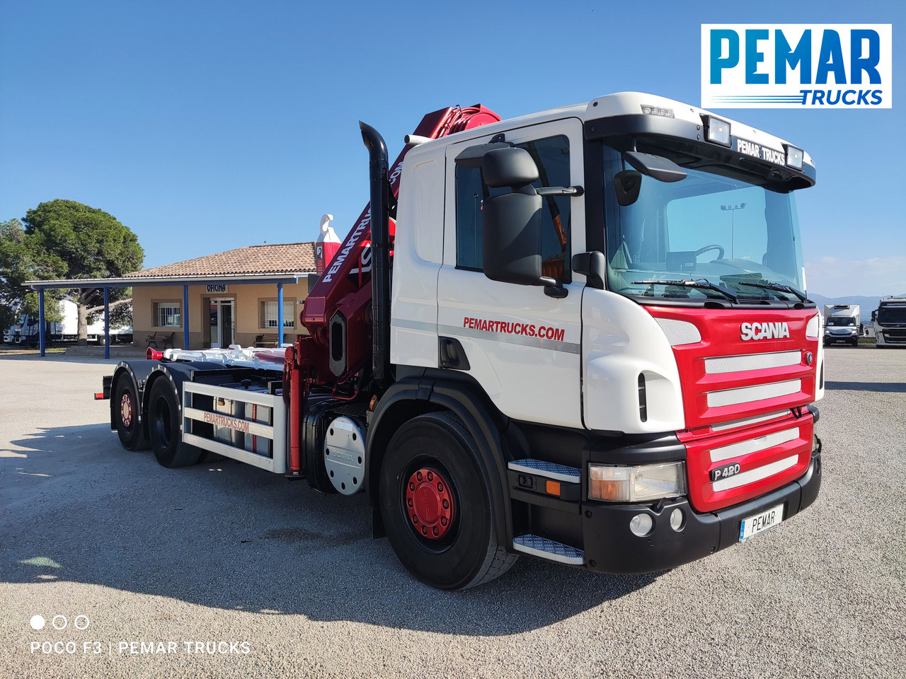 SCANIA P 420 GRUA GANCHO MULTILIFT 6X2 - Lastbil med kran: billede 4 SCANIA P 420 GRUA GANCHO MULTILIFT 6X2 - Lastbil med kran: billede 4