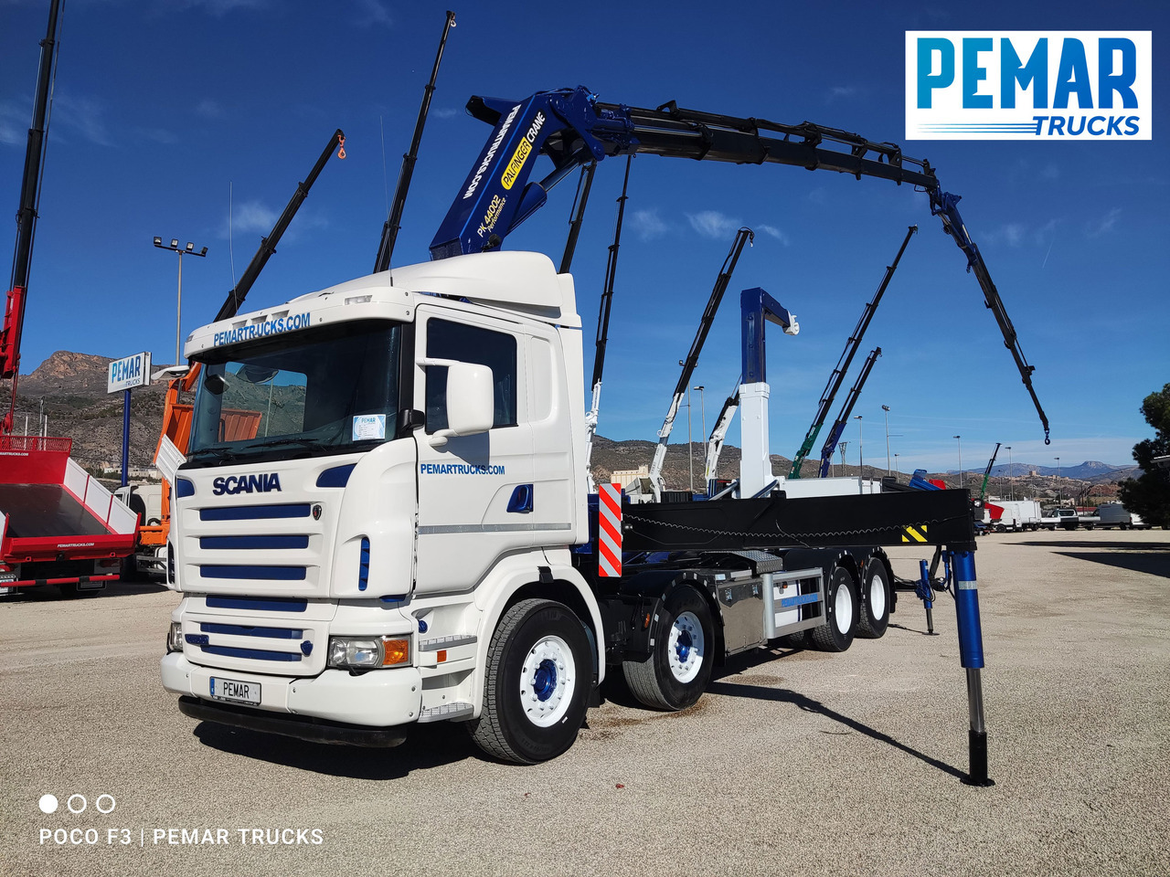 SCANIA R 500 GRUA GANCHO MULTILIFT - Containerbil/ Veksellad lastbil, Lastbil med kran: billede 1 SCANIA R 500 GRUA GANCHO MULTILIFT - Containerbil/ Veksellad lastbil, Lastbil med kran: billede 1
