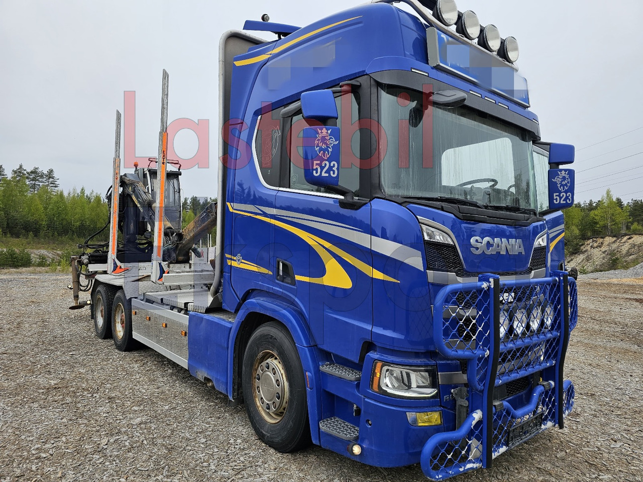 Scania R650 - Tømmerbil, Lastbil med kran: billede 2 Scania R650 - Tømmerbil, Lastbil med kran: billede 2