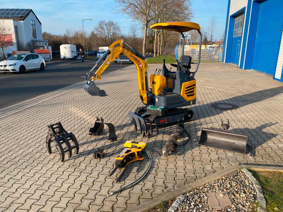 Minibagger BK950JS + Zubehör *INKL.19% MWST*BERGER KRAUS*JOYSTICK*SOFORT!* - Minigravemaskine: billede 2 Minibagger BK950JS + Zubehör *INKL.19% MWST*BERGER KRAUS*JOYSTICK*SOFORT!* - Minigravemaskine: billede 2