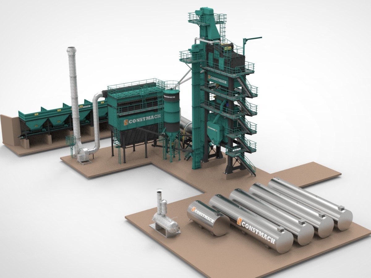 Constmach Centrales D'asphalte Fixes de Type Batch - Asfaltanlæg: billede 1 Constmach Centrales D'asphalte Fixes de Type Batch - Asfaltanlæg: billede 1