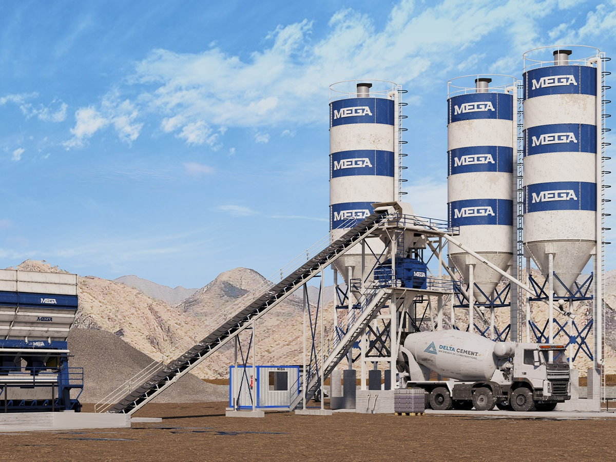 MEGA PROMIX 90 TW - Betonfabrik: billede 1 MEGA PROMIX 90 TW - Betonfabrik: billede 1