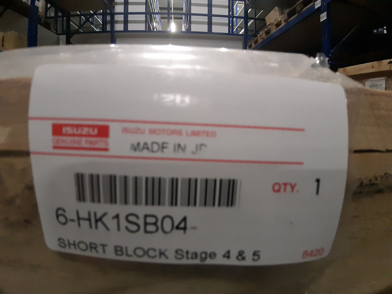 Isuzu NEW SHORT BLOCK 6HK1 TIER 4 / STAGE 4 / TIER 5 / Stage 5 - Motor for Gravemaskine: billede 1 Isuzu NEW SHORT BLOCK 6HK1 TIER 4 / STAGE 4 / TIER 5 / Stage 5 - Motor for Gravemaskine: billede 1