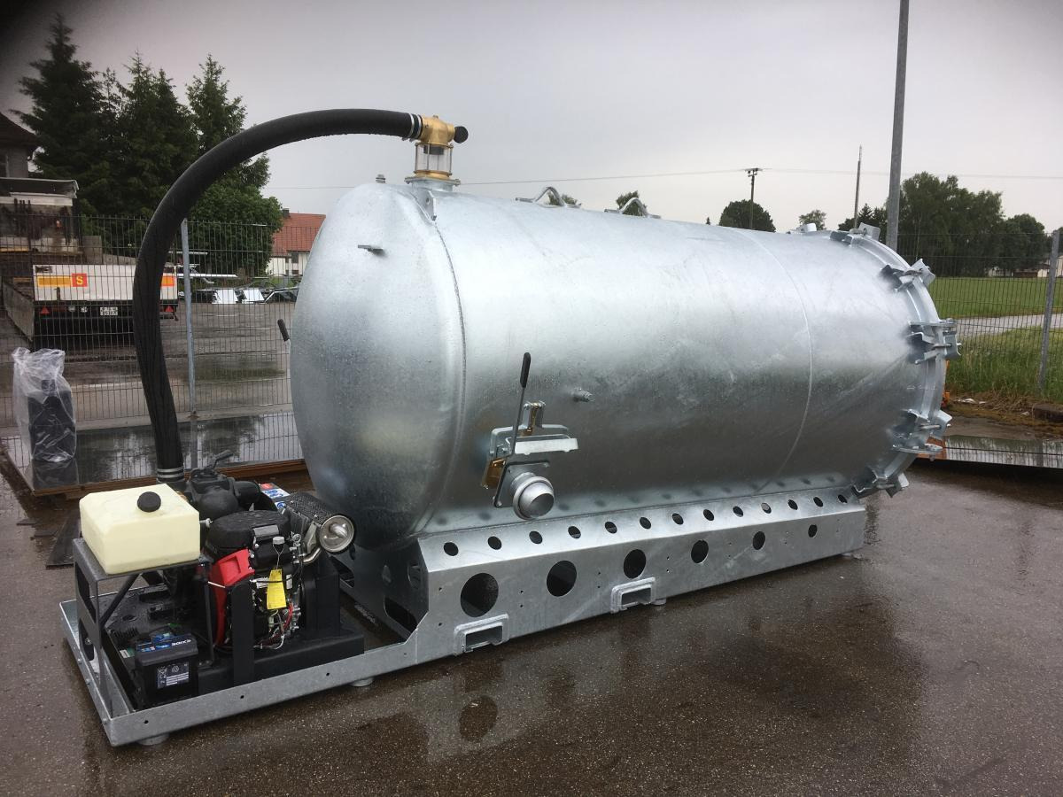 S-Vac 5,0m³ Saugfass 5000l Vakuumfass / Saugfass/ S-Vac - Styret boremaskine: billede 2 S-Vac 5,0m³ Saugfass 5000l Vakuumfass / Saugfass/ S-Vac - Styret boremaskine: billede 2