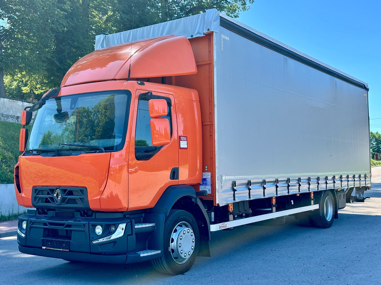 RENAULT D 18 / 280 / FIRANKA / WINDA / 8.6 M DŁUGOŚCI / 21 EUROPALET / NOWE OPONY / ŁADOWNOŚĆ 9.380 KG / AUTOMAT / SERWISOWANA / SPROWADZONA - Lastbil med presenning: billede 2 RENAULT D 18 / 280 / FIRANKA / WINDA / 8.6 M DŁUGOŚCI / 21 EUROPALET / NOWE OPONY / ŁADOWNOŚĆ 9.380 KG / AUTOMAT / SERWISOWANA / SPROWADZONA - Lastbil med presenning: billede 2