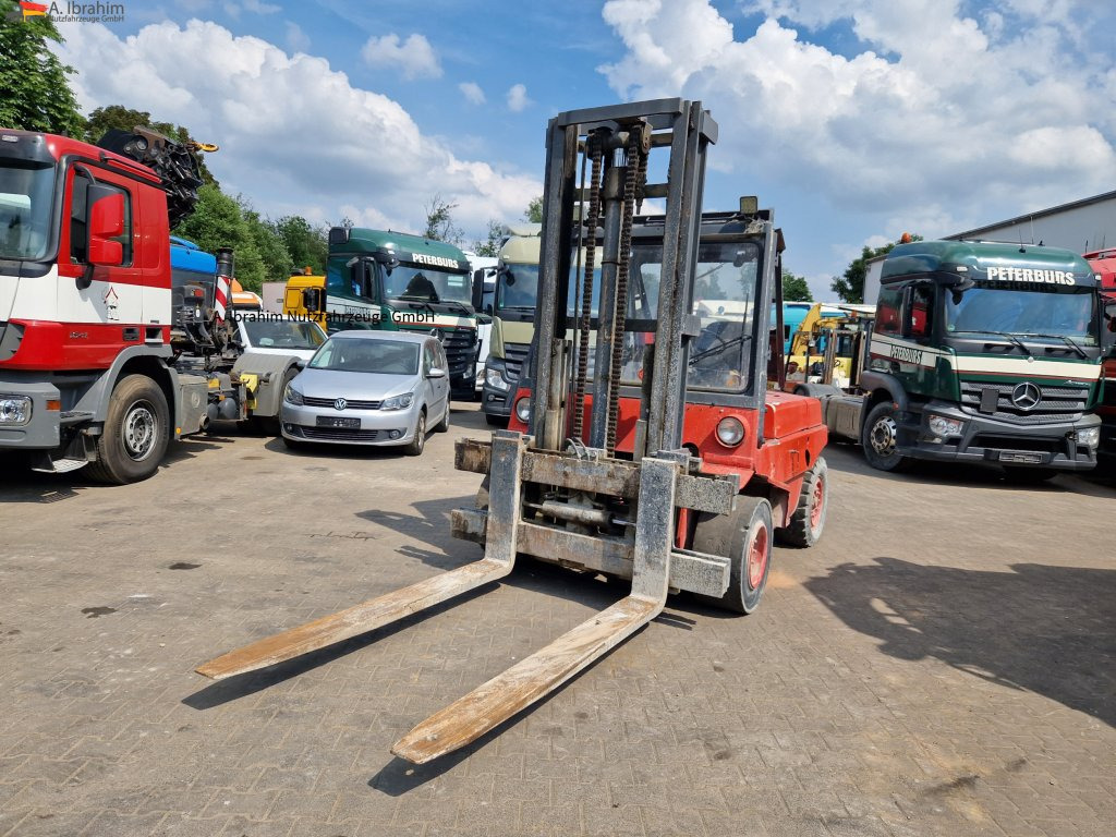 Linde H60 alt, aber läuft. 2x vorhanden, Tragfähigkeit 6000 kg - Diesel gaffeltruck: billede 5 Linde H60 alt, aber läuft. 2x vorhanden, Tragfähigkeit 6000 kg - Diesel gaffeltruck: billede 5