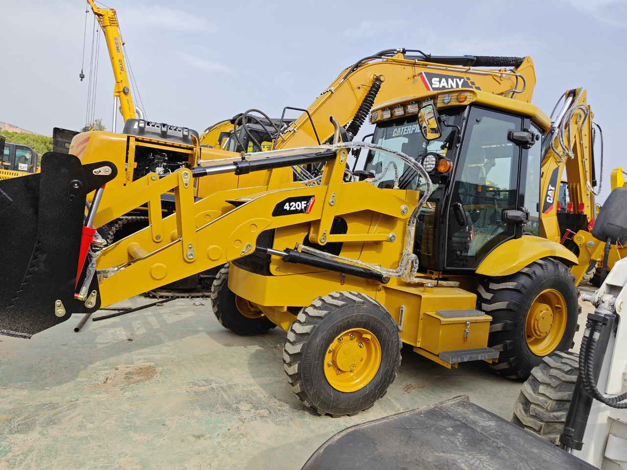 CATERPILLAR 428F backhoe loader - Gravelæssemaskine: billede 4 CATERPILLAR 428F backhoe loader - Gravelæssemaskine: billede 4