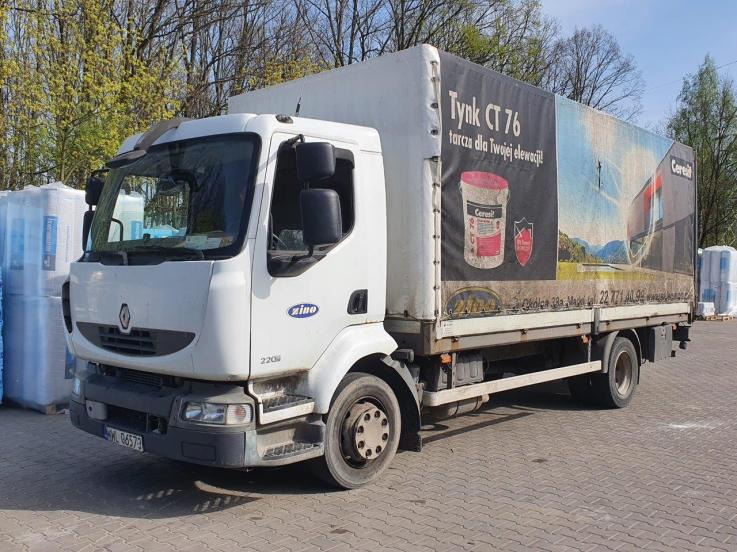 RENAULT MIDLUM SKRZYNIOWY - Lastbil med lad: billede 2 RENAULT MIDLUM SKRZYNIOWY - Lastbil med lad: billede 2