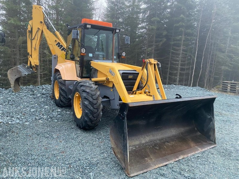 1995 TRAKTORGRAVER - MF 965 FERMEC MVA FRI - Gravelæssemaskine: billede 3 1995 TRAKTORGRAVER - MF 965 FERMEC MVA FRI - Gravelæssemaskine: billede 3