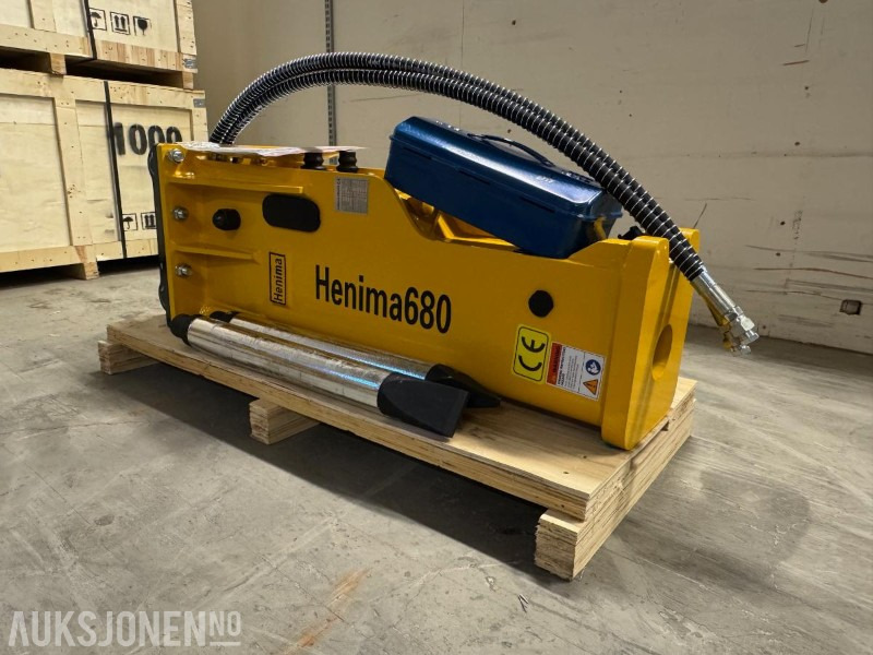 NY HENIMA PIGGHAMMER TIL 4-7 TONNS GRAVEMASKIN S40 M/GARANTI - Øvrig maskin: billede 3 NY HENIMA PIGGHAMMER TIL 4-7 TONNS GRAVEMASKIN S40 M/GARANTI - Øvrig maskin: billede 3