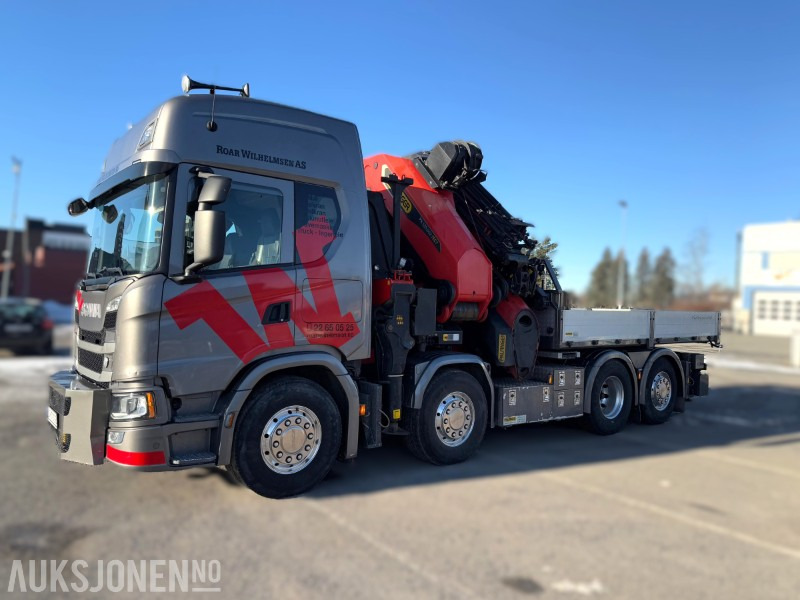 Scania R500 kranbil, Palfinger PK135002, 135 tm, Jibb, Vinsj, EU - Lastbil med kran: billede 1 Scania R500 kranbil, Palfinger PK135002, 135 tm, Jibb, Vinsj, EU - Lastbil med kran: billede 1